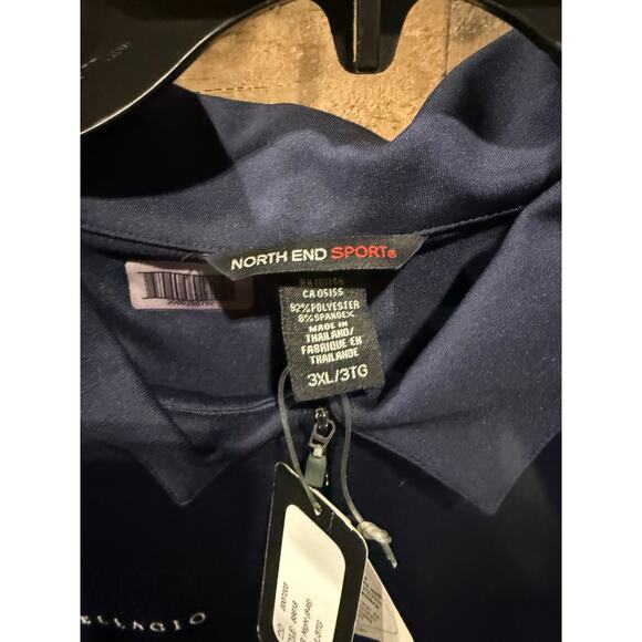 North End- Navy -Polo Shirt- Size 3X Mens - Picture 3 of 8